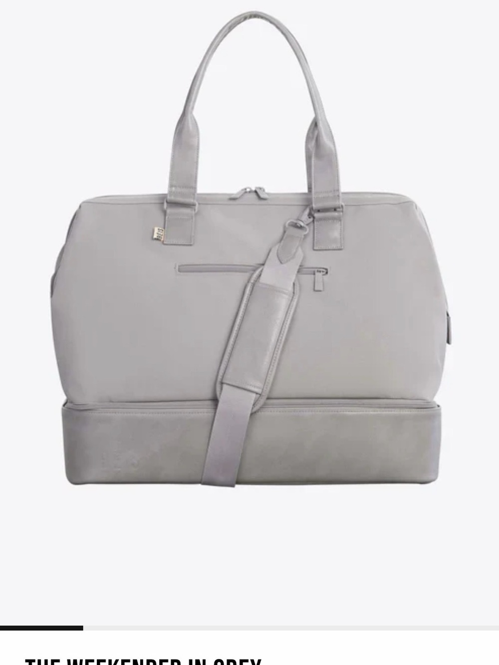 BEIS The Weekender in Light Gray